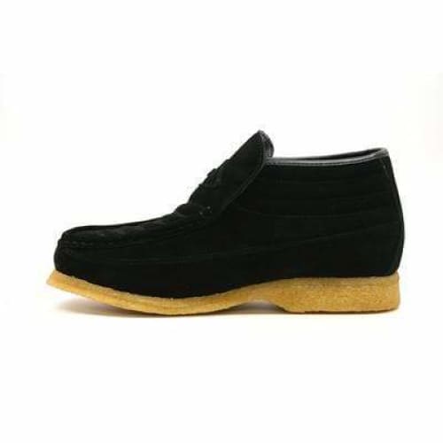 British Walkers Liberty Men's Black Suede Slip On Chukka Boots
