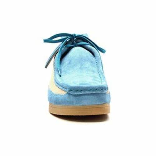 British Walkers New Castle Blue and Beige Suede Men’s Chukka Boots
