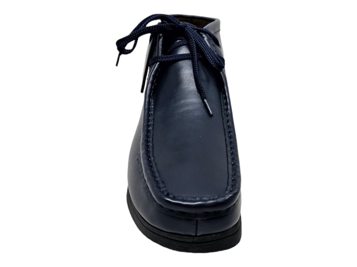 British Walkers New Castle Men's Dark Navy Leather Chukka Boot