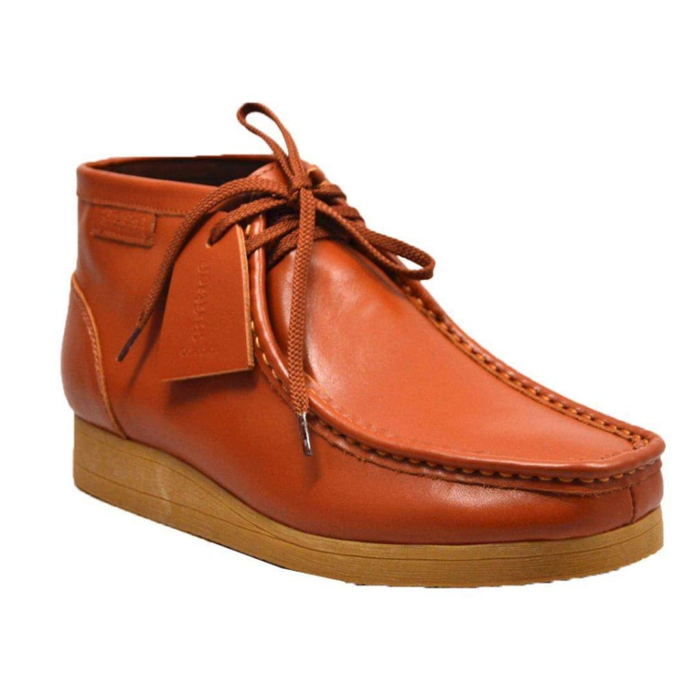 British Walkers New Castle Men's Classic All Leather Moc Toe Chukka Boot