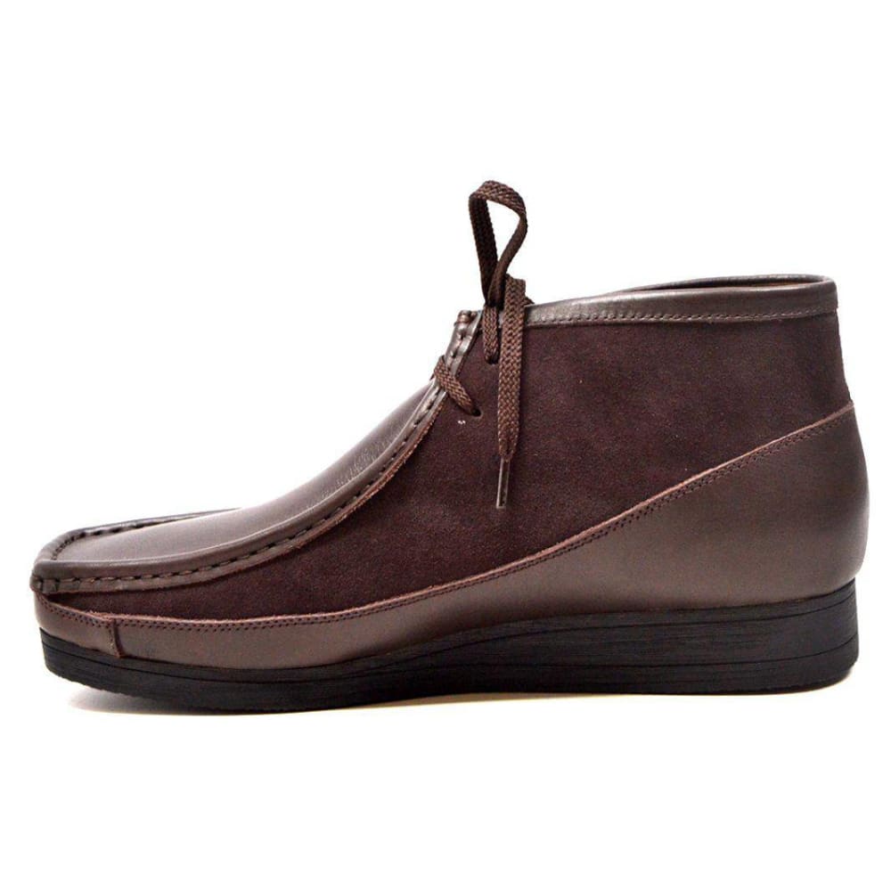 British Walkers New Castle Men's Classic Moc Toe Leather and Suede Chukka Boots