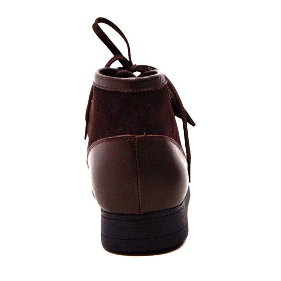 British Walkers New Castle Men's Classic Moc Toe Leather and Suede Chukka Boots