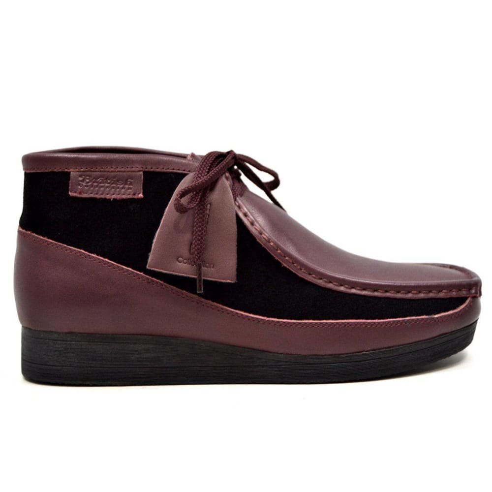 British Walkers New Castle Men's Classic Moc Toe Leather and Suede Chukka Boots