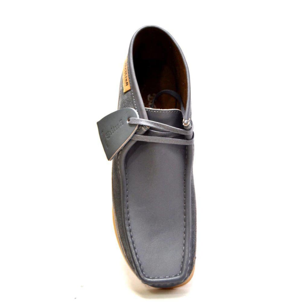 British Walkers New Castle Men's Classic Moc Toe Leather and Suede Chukka Boots