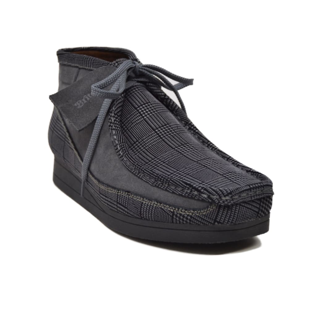 British Walkers New Castle Men's Multicolor Plaid Leather and Suede Chukka Boots