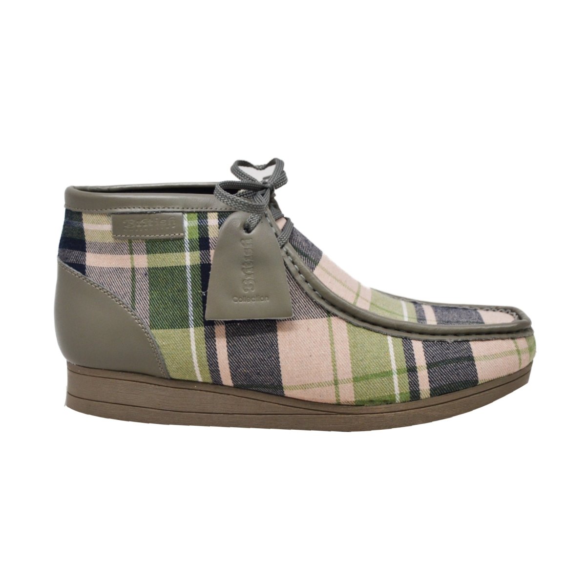 British Walkers New Castle Men's Limited Edition Multicolor Plaid Chukka Boot