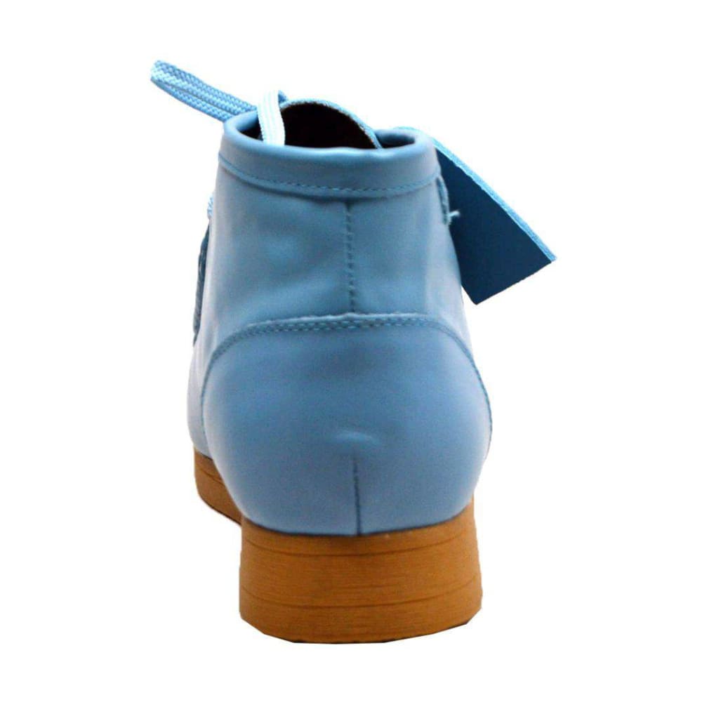British Walkers New Castle – Sky Blue Leather Men’s Chukka Boot Handcrafted Modern Luxury