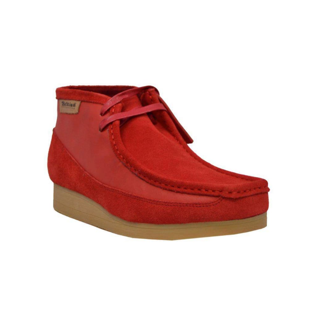 British Walkers New Castle Men's Suede and Leather Moc Toe Chukka Boots