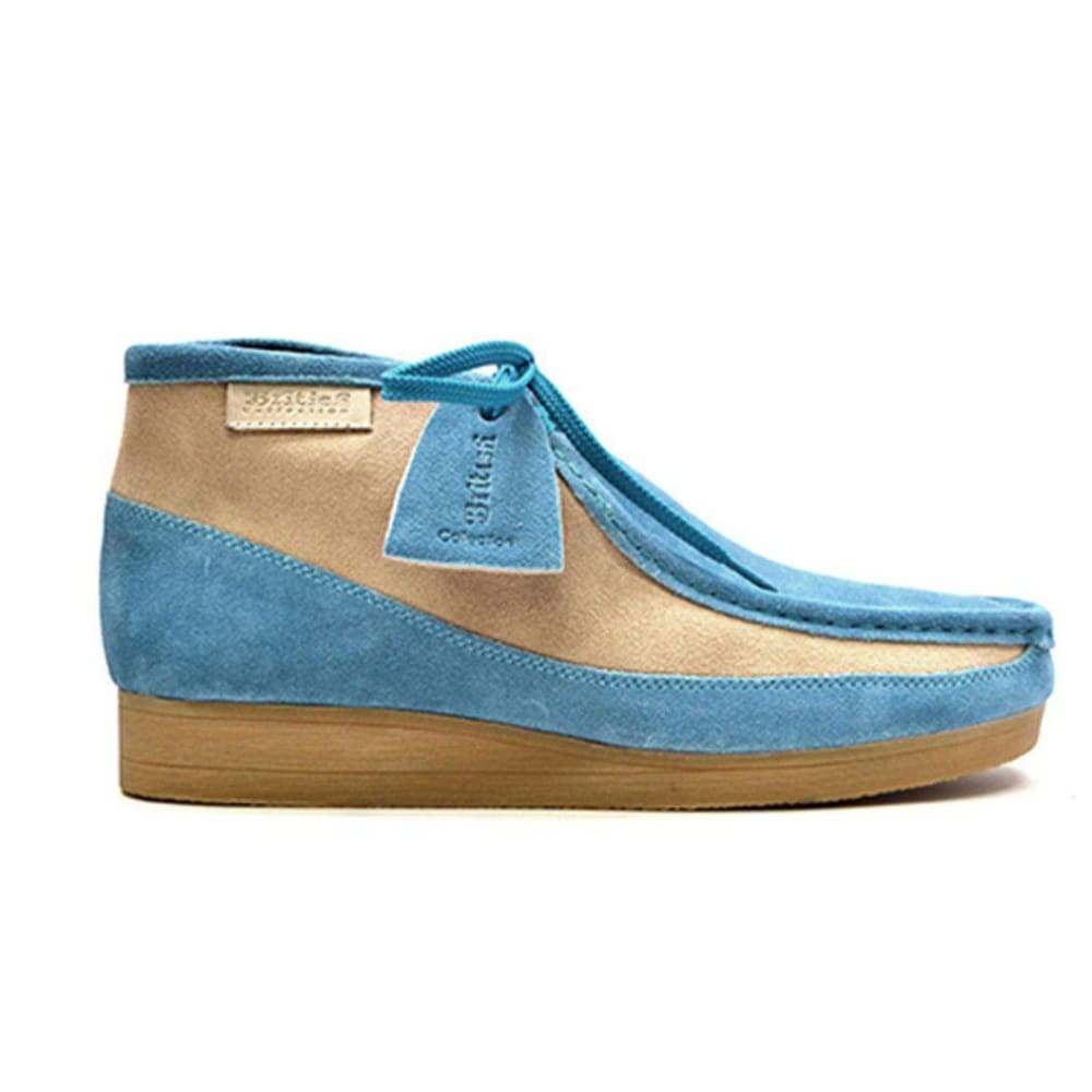 British Walkers New Castle Men's Two Tone Suede Moc Toe Chukka Boot