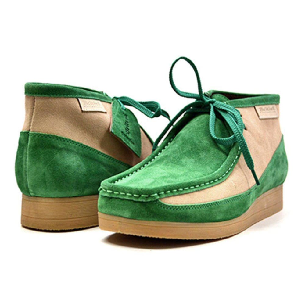 British Walkers New Castle Men's Two Tone Suede Moc Toe Chukka Boot