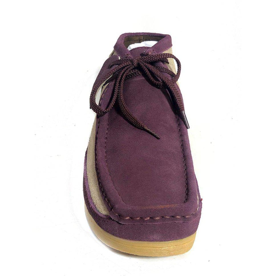 British Walkers New Castle Men's Two Tone Suede Moc Toe Chukka Boot