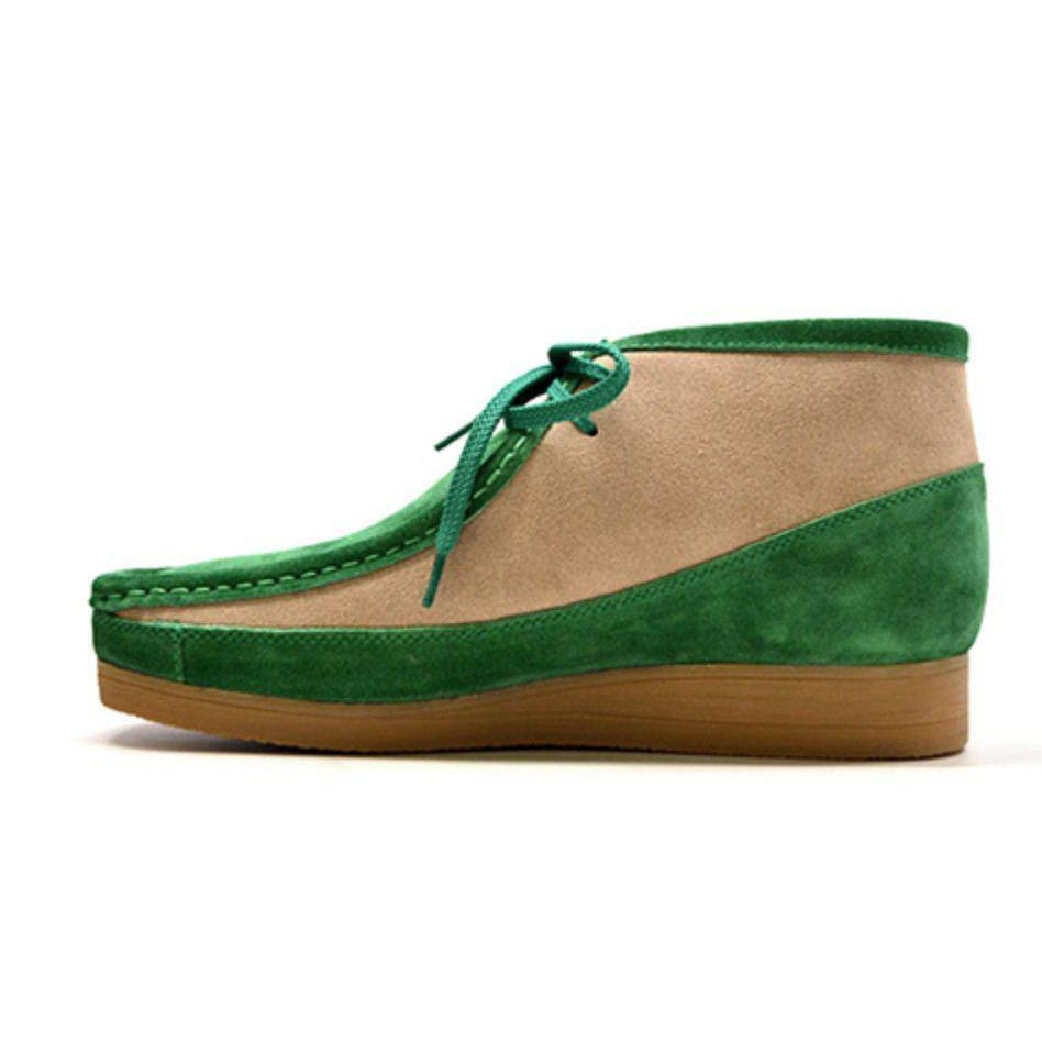 British Walkers New Castle Men's Two Tone Suede Moc Toe Chukka Boot