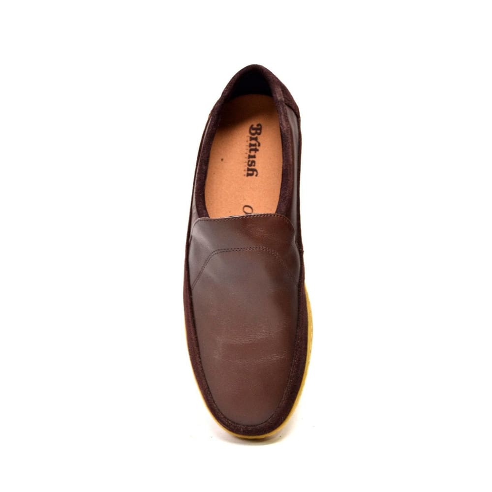 British Walkers Norwich Bally Style Men’s Slip On Leather Shoes