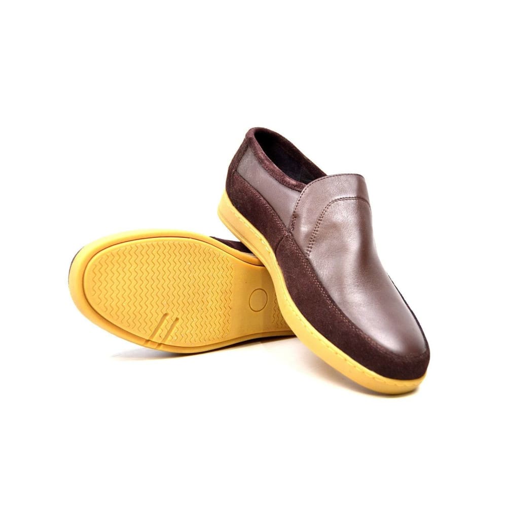 British Walkers Norwich Bally Style Men’s Slip On Leather Shoes