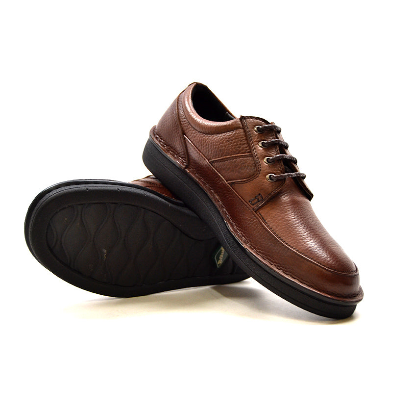 British Walkers Men's Black Leather Retro Oxford Lace Up Shoes view 21