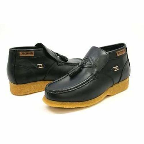 British Walkers Palace Men's Black Leather Slip On Ankle Boots
