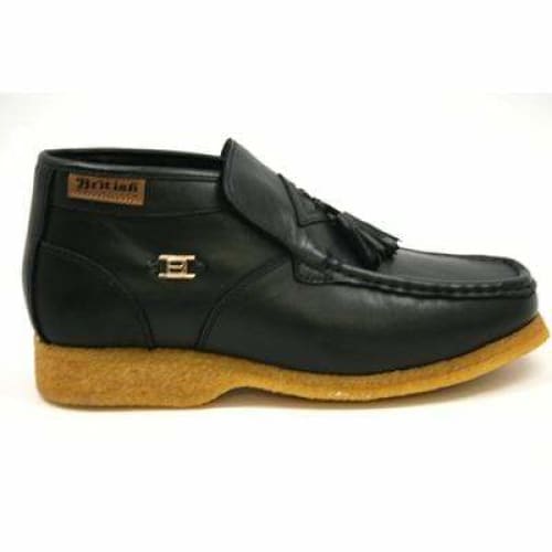 British Walkers Palace Men's Black Leather Slip On Ankle Boots
