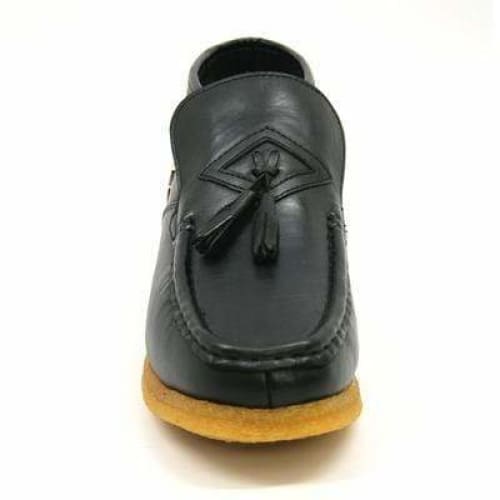British Walkers Palace Men's Black Leather Slip On Ankle Boots