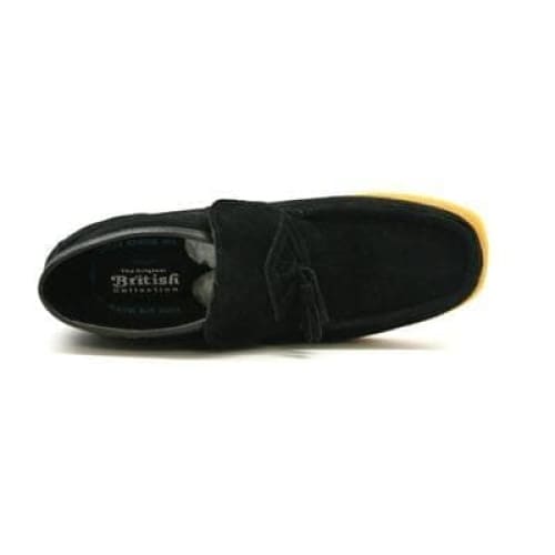 British Walkers Palace Men's Black Suede Slip On Ankle Boots
