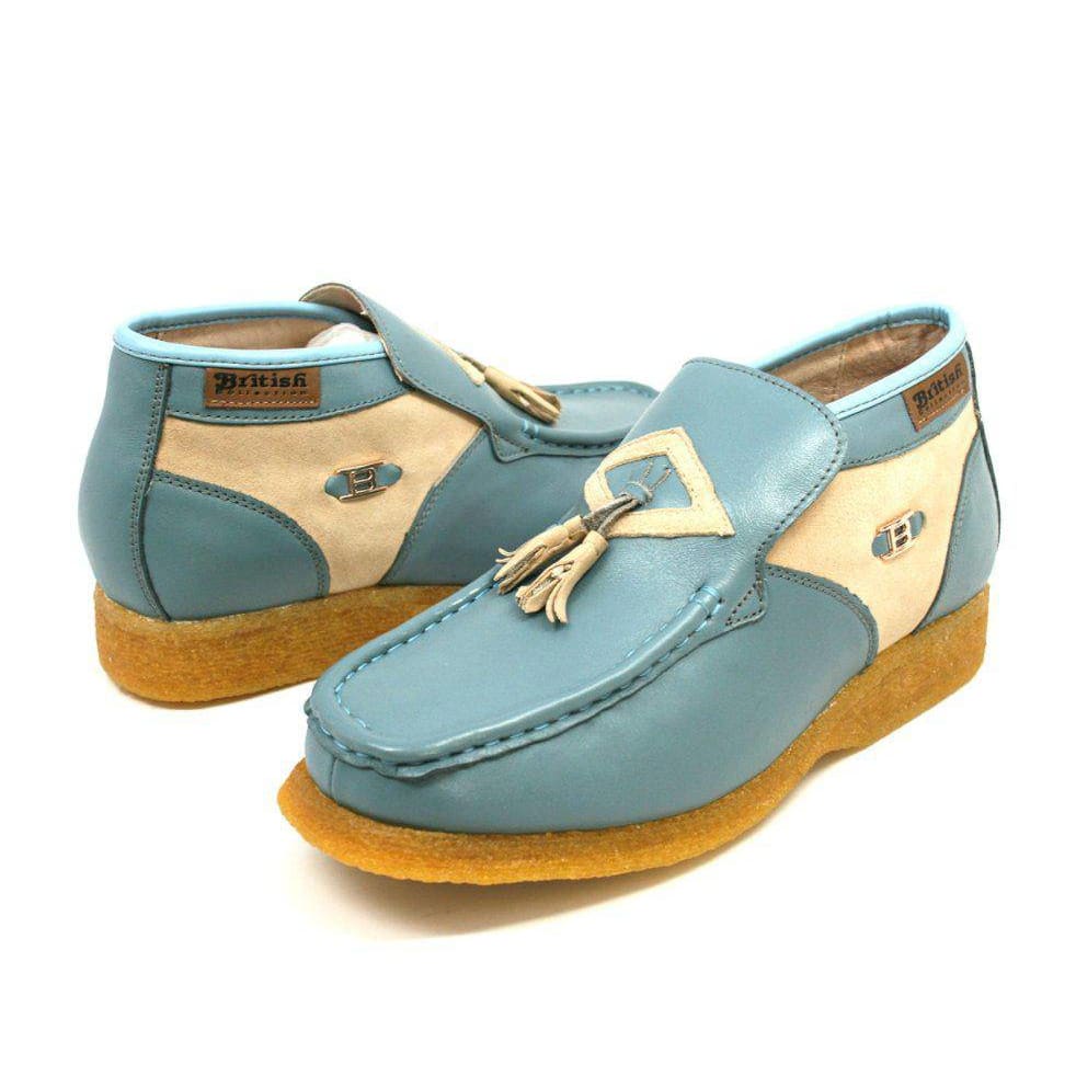 British Walkers Palace Men's Leather and Suede Slip On Ankle Boots