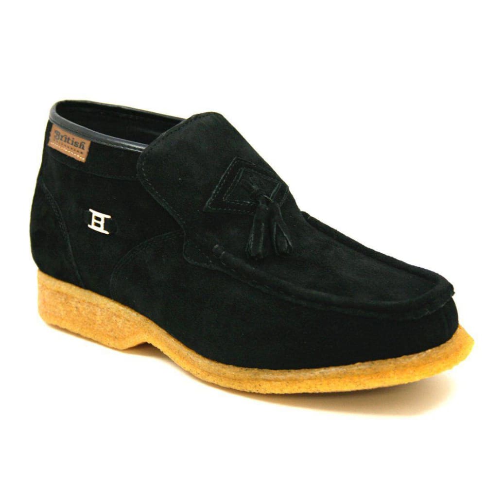 British Walkers Palace Men's Leather and Suede Slip On Ankle Boots