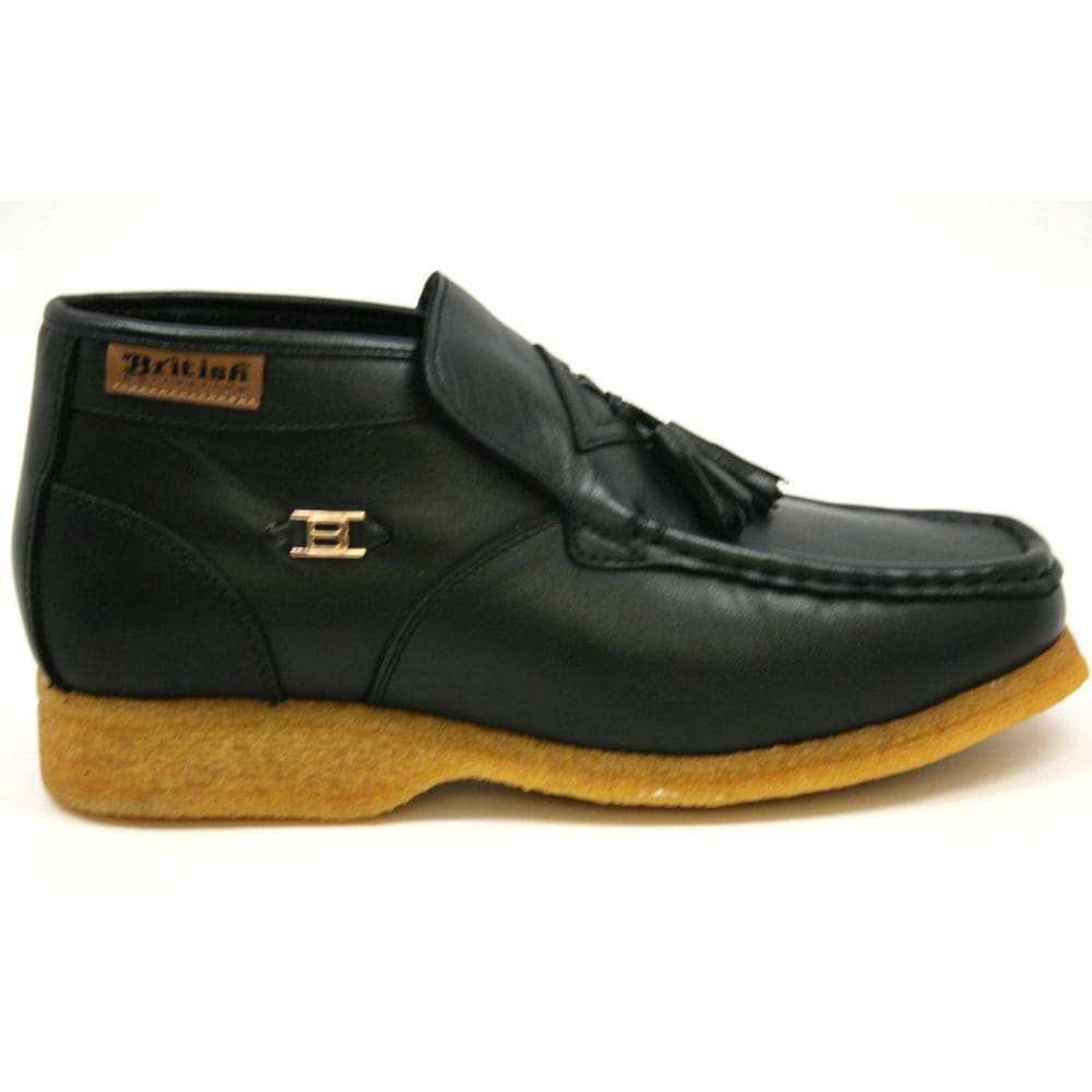 British Walkers Palace Men's Leather and Suede Slip On Ankle Boots