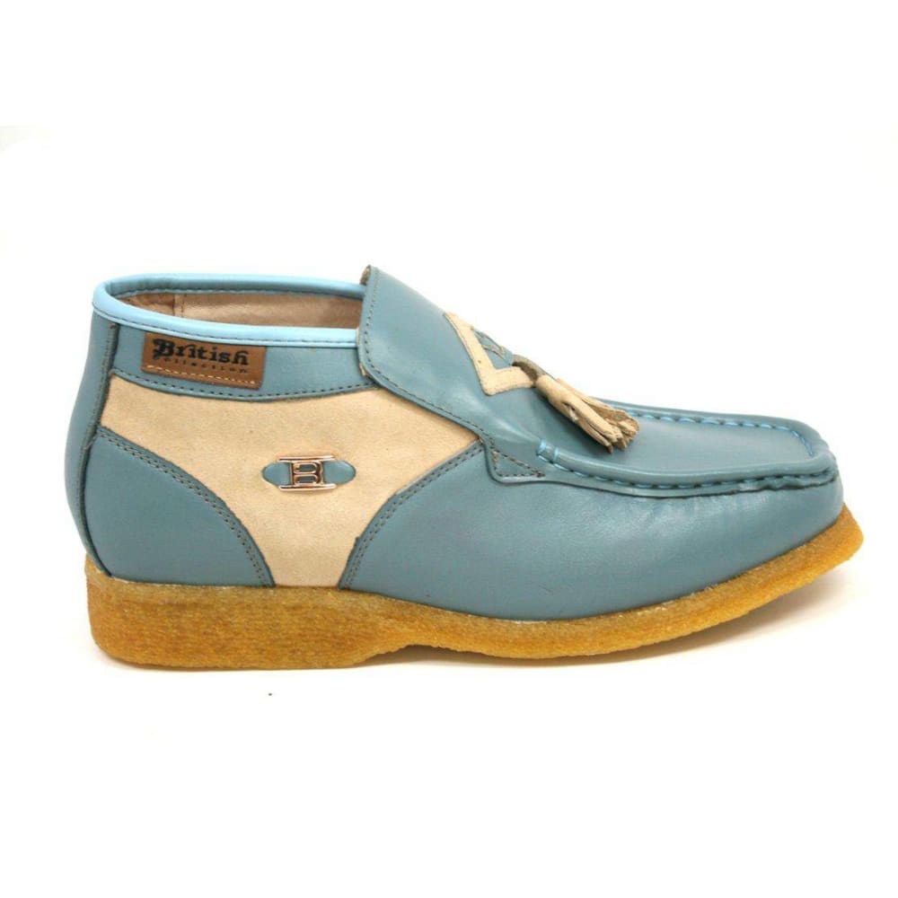 British Walkers Palace Men's Leather and Suede Slip On Ankle Boots