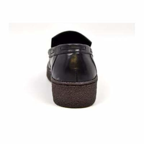 British Walkers Playboy Cruise Men's Black Leather Slip On with Tassle