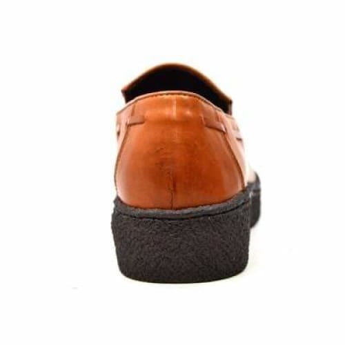 British Walkers Playboy Cruise Men's Cognac Leather Slip On with Tassle
