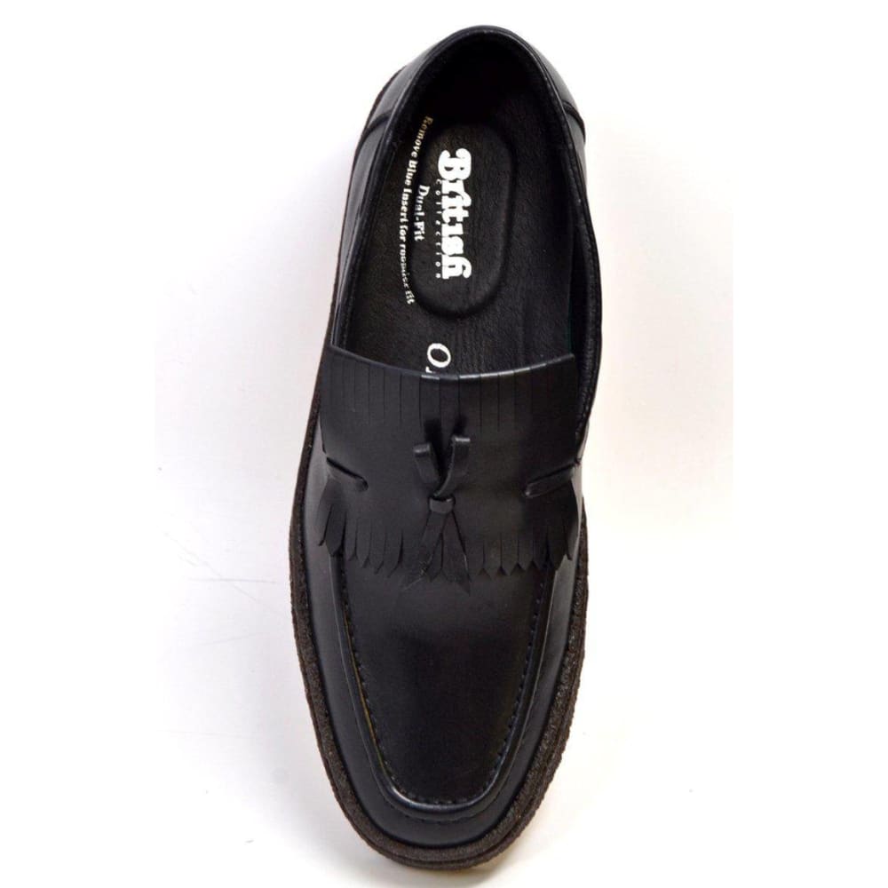 British Walkers Playboy Cruise Men's Leather Slip On Oxfords with Tassle