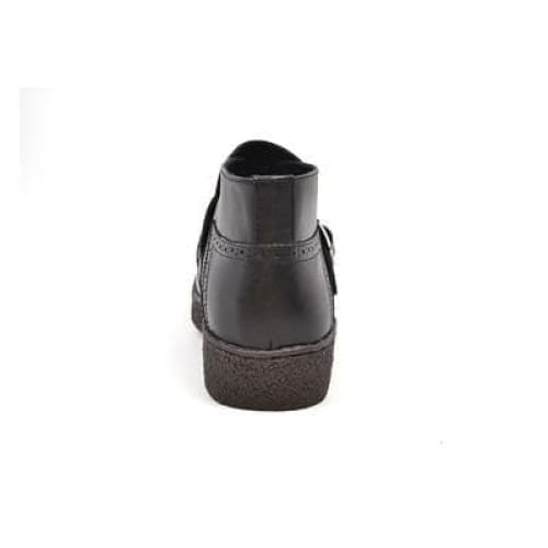 British Walkers Playboy Manhattan Wingtips Men's Black Leather High Tops Chukka Boots