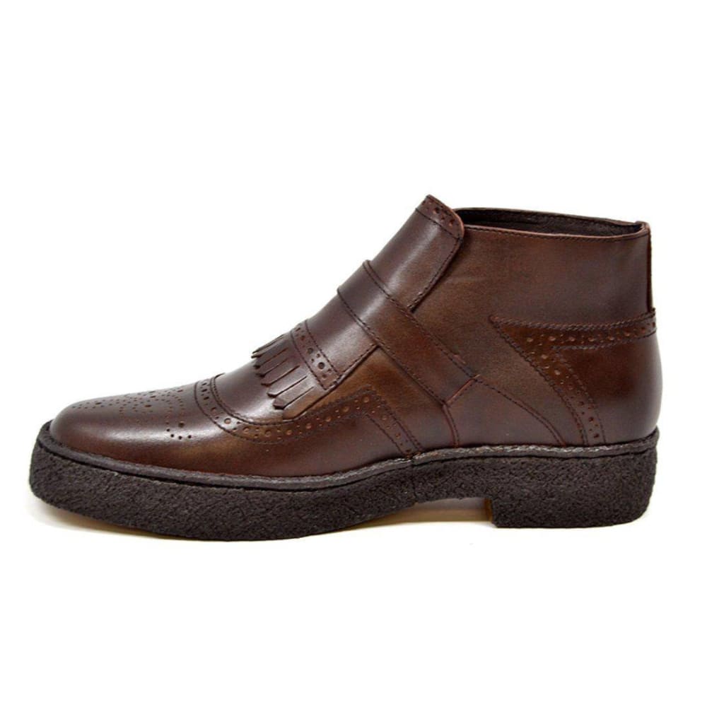 British Walkers Playboy Manhattan Wingtips Mens Leather High Top Chukka Boots Premium Heritage Craft with Luxe Urban Style