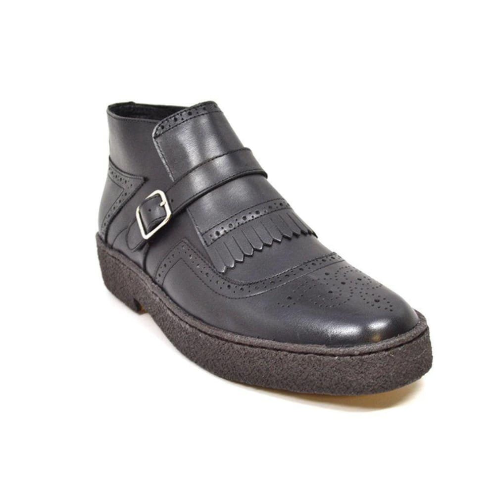 British Walkers Playboy Manhattan Wingtips Mens Leather High Top Chukka Boots Premium Heritage Craft with Luxe Urban Style