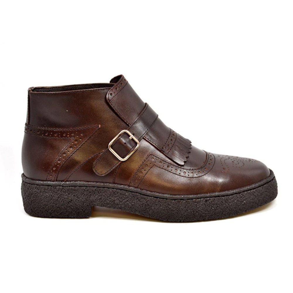 British Walkers Playboy Manhattan Wingtips Mens Leather High Top Chukka Boots Premium Heritage Craft with Luxe Urban Style