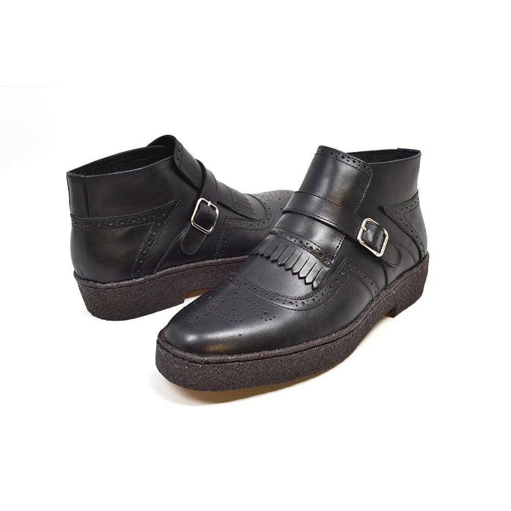 British Walkers Playboy Manhattan Wingtips Mens Leather High Top Chukka Boots Premium Heritage Craft with Luxe Urban Style