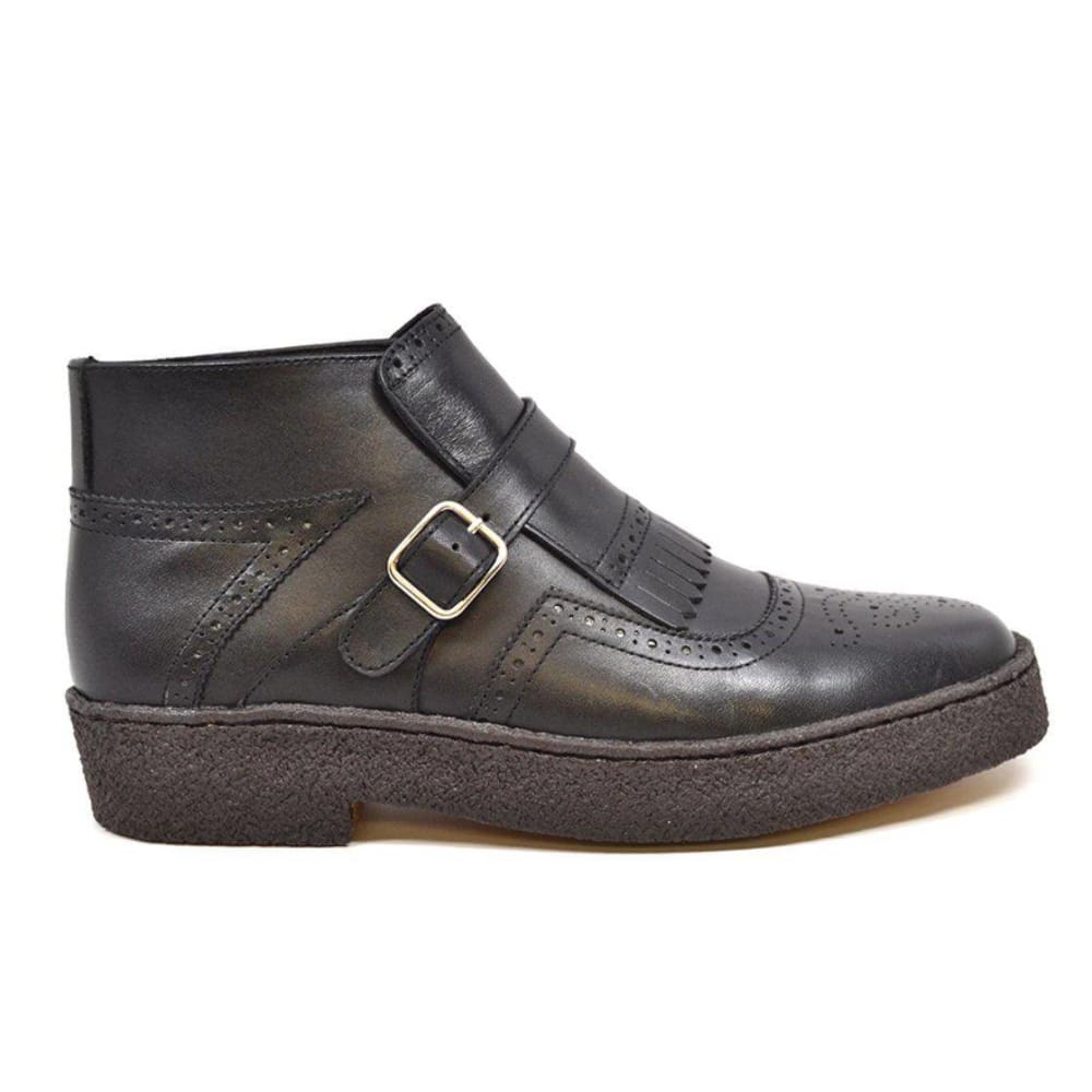 British Walkers Playboy Manhattan Wingtips Mens Leather High Top Chukka Boots Premium Heritage Craft with Luxe Urban Style