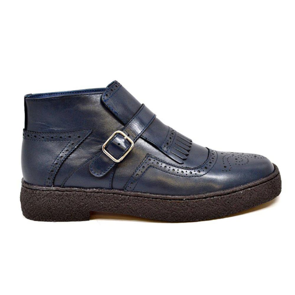 British Walkers Playboy Manhattan Wingtips Mens Leather High Top Chukka Boots Premium Heritage Craft with Luxe Urban Style