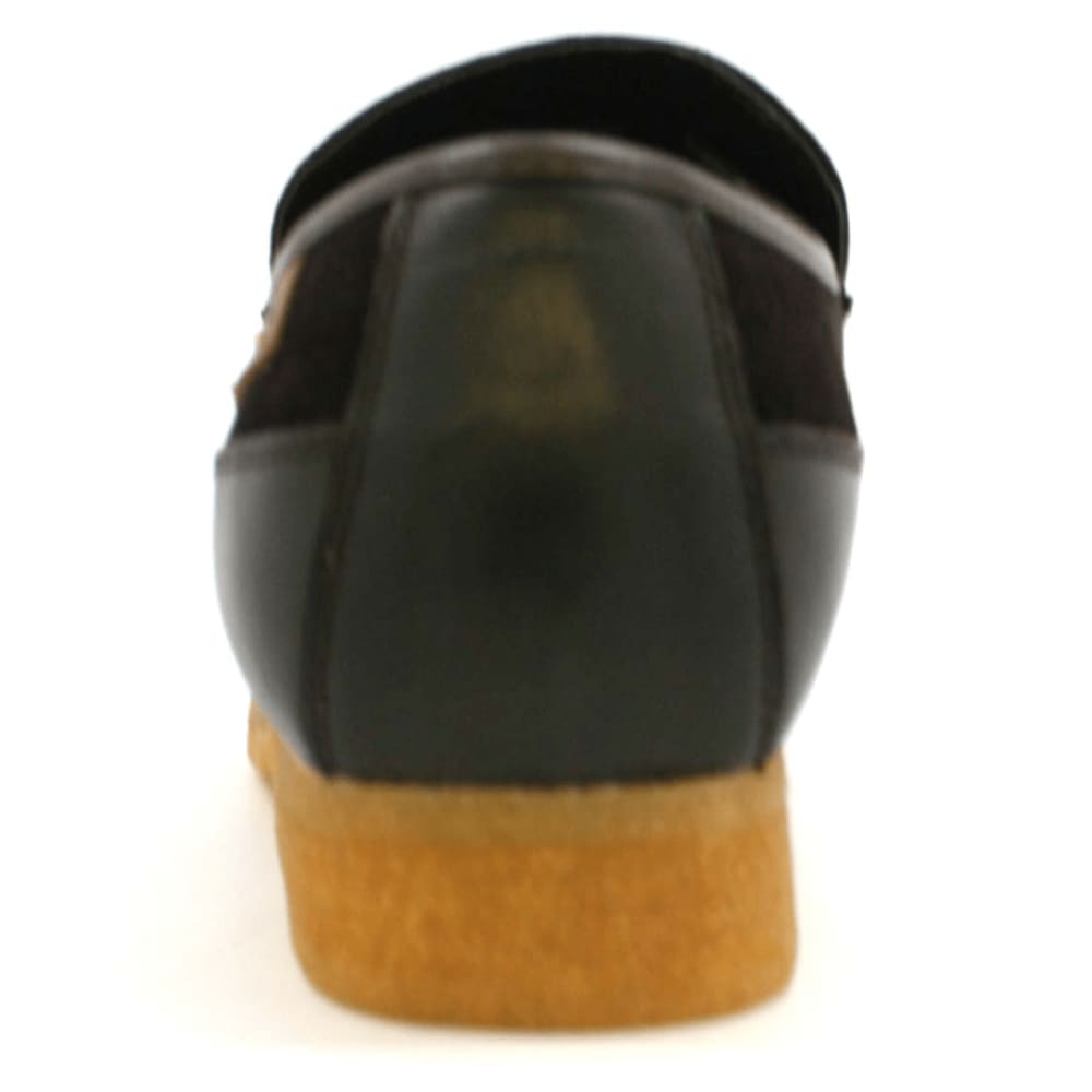British Walkers Power Men's Crepe Sole Leather and Suede Slip On Shoes