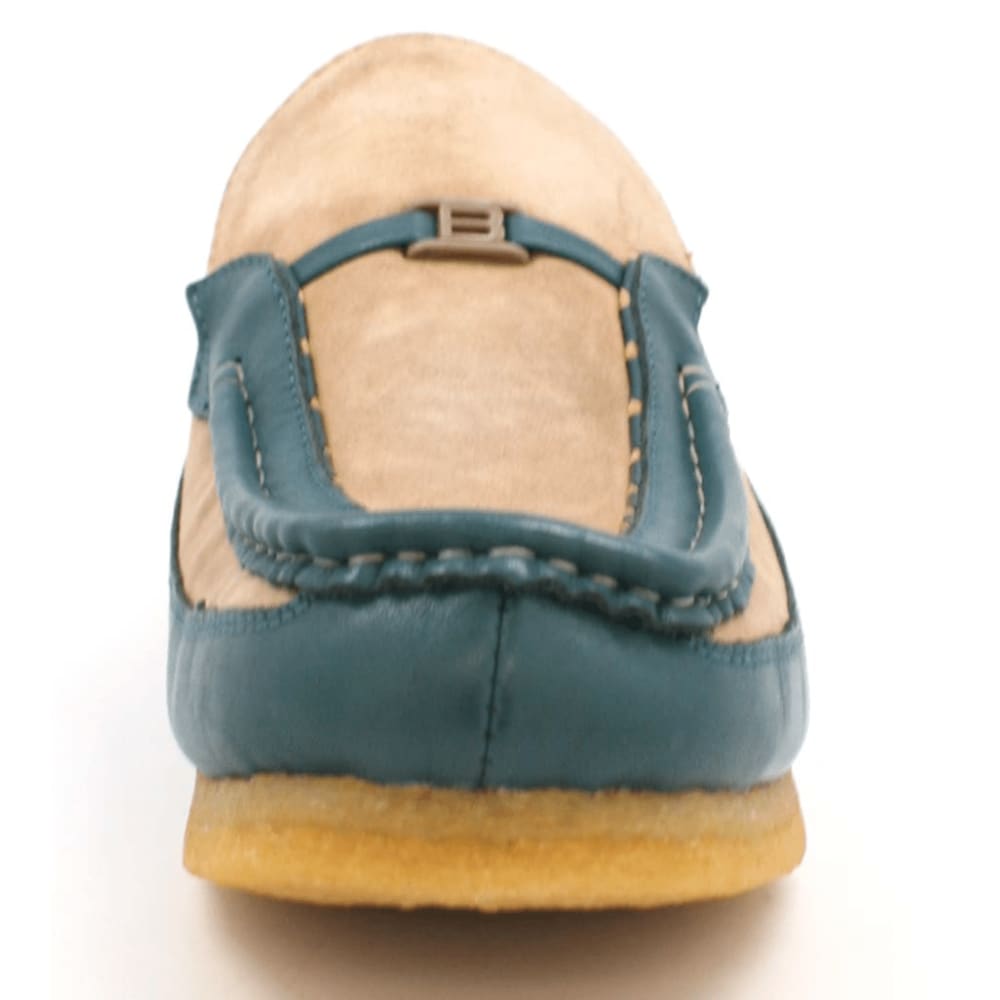 British Walkers Power Men's Crepe Sole Leather and Suede Slip On Shoes