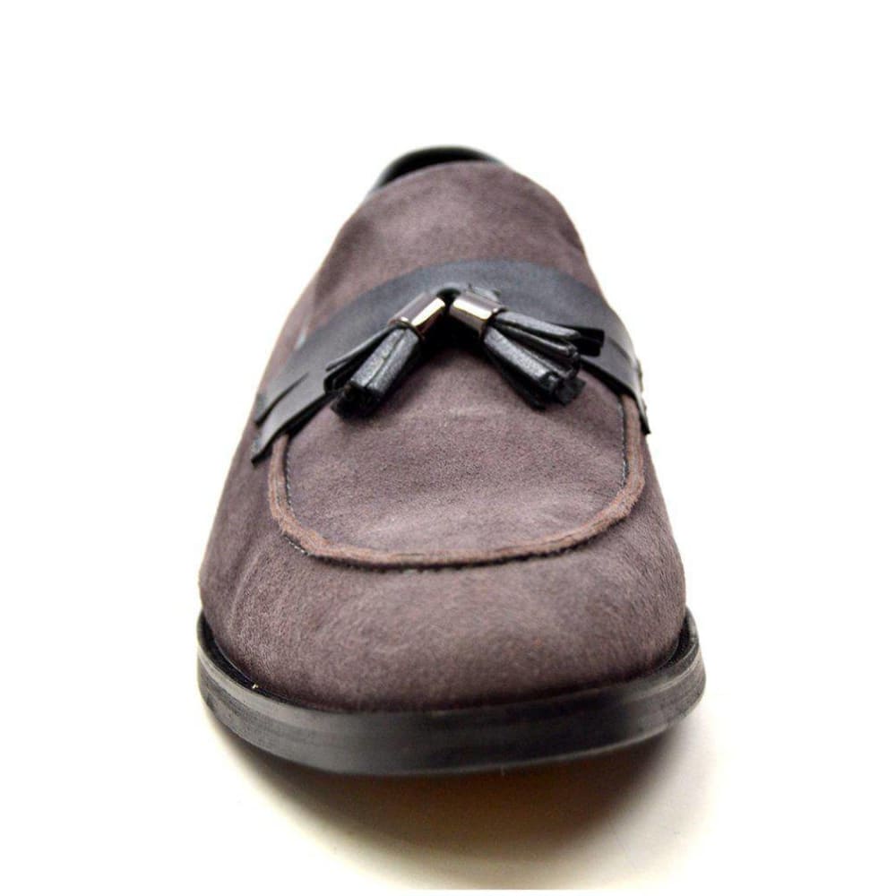 British Walkers Space Men's Elegant Suede Slip On Dress Shoes