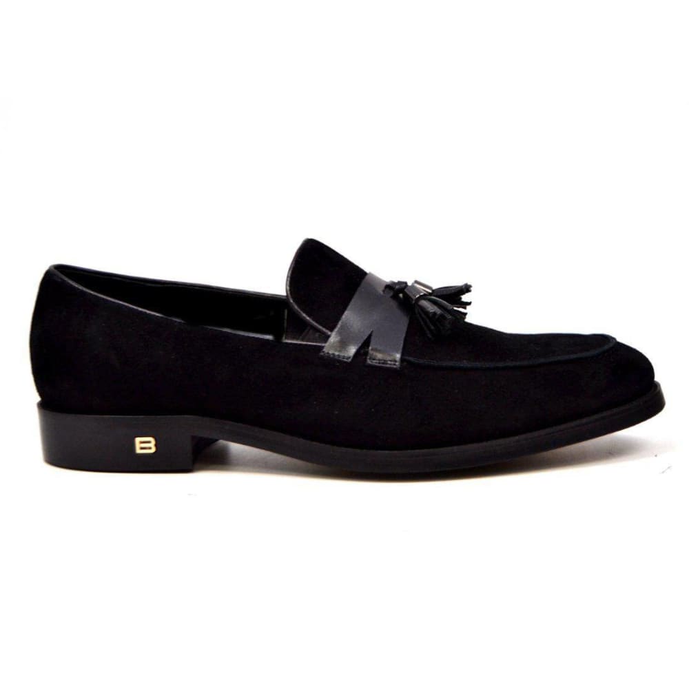 British Walkers Space Men's Elegant Suede Slip On Dress Shoes