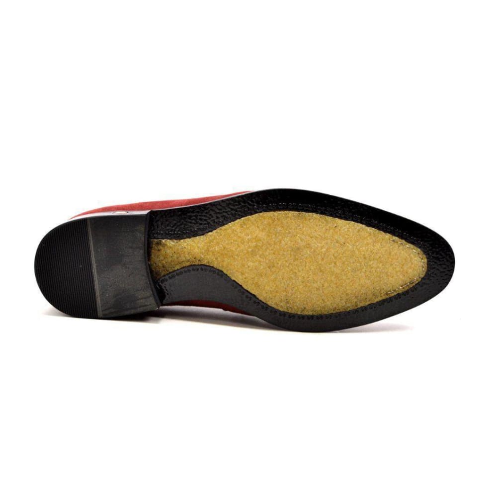 British Walkers Space Men's Elegant Suede Slip On Dress Shoes
