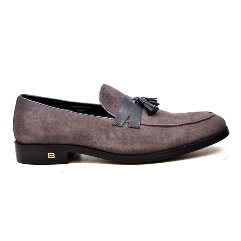 British Walkers Space Men's Elegant Suede Slip On Dress Shoes