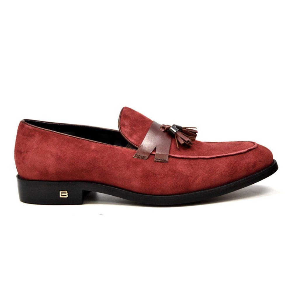 British Walkers Space Men's Elegant Suede Slip On Dress Shoes