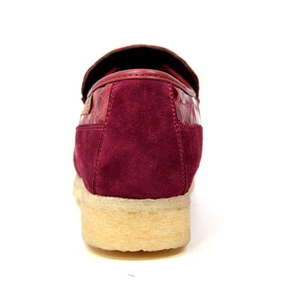 British Walkers Stone Pattern Men’s Suede Crepe Sole SlipOn Shoes – Handcrafted Textured Classic with Retro Urban Style