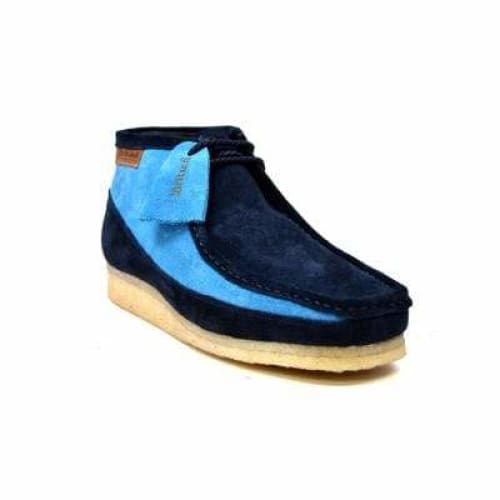 British Walkers Walker 100 Men’s Navy and Sky Blue Two Tone Suede Chukka Boots