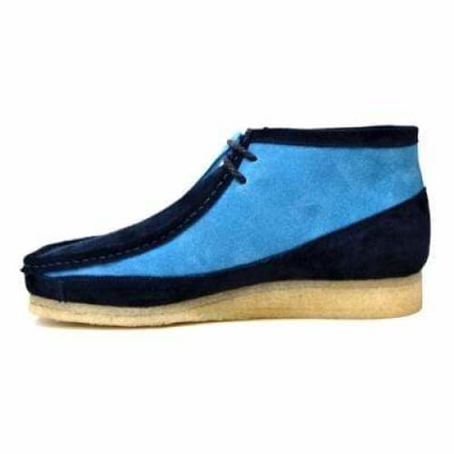 British Walkers Walker 100 Men’s Navy and Sky Blue Two Tone Suede Chukka Boots