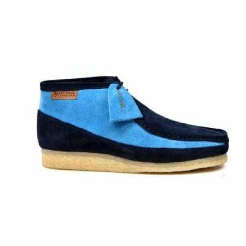 British Walkers Walker 100 Men’s Navy and Sky Blue Two Tone Suede Chukka Boots