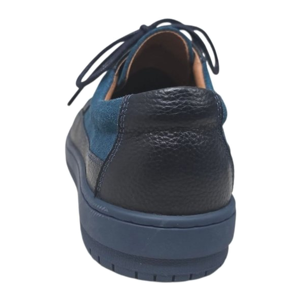 British Walkers Westminster 2 men's Pendant Blue and navy sneakers, heel view