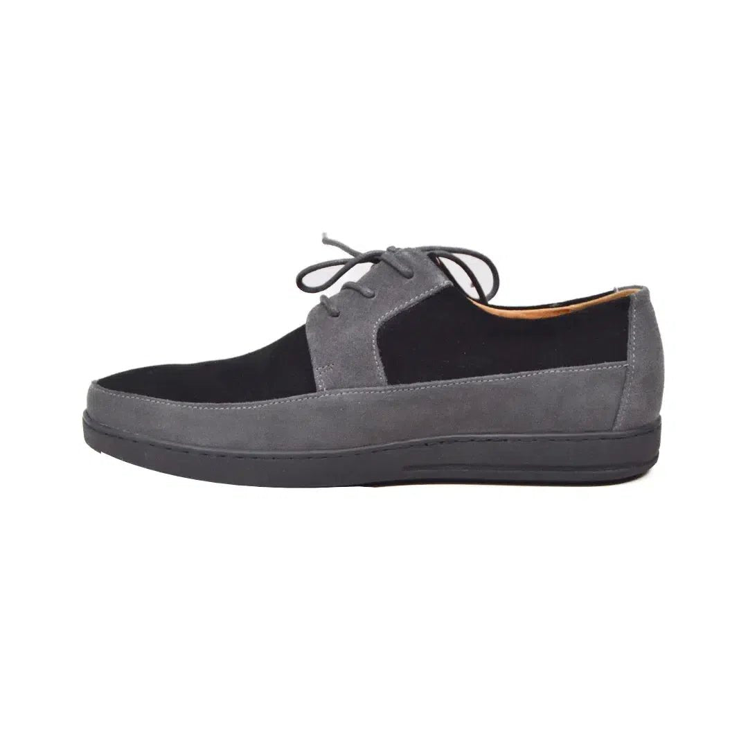 British Walkers Westminster Vintage Bally Style Men's Leather and Suede Low Top Sneakers
